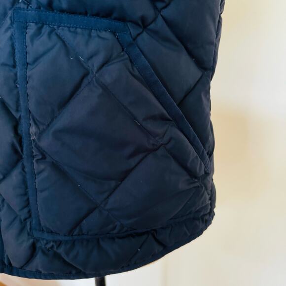 J. Crew Womens Excursion Navy Quilted Down Vest Style #49194 - Picture 7 of 10